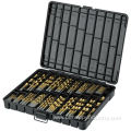 230PC Titanium Coated Drill Bit Set